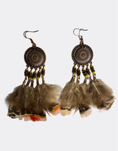 Load image into Gallery viewer, Big Sur Feather Earrings

