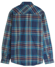 Load image into Gallery viewer, Moody Blue Flannel Shirt
