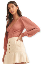 Load image into Gallery viewer, The Camilla Deep V Neck Long Sleeve Bodysuit
