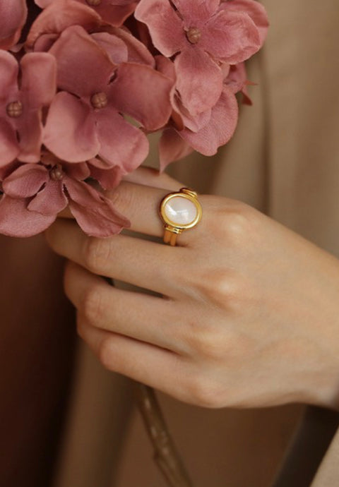 Alice 18K Gold Plated Ring