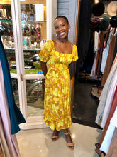 Load image into Gallery viewer, Aria&#39;s Golden Flower Dress
