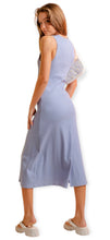 Load image into Gallery viewer, Willow Blue Sleeveless Rib Knit Midi Dress
