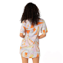 Load image into Gallery viewer, Jessamy&#39;s Groovy Button Down Mini Shirt Dress
