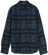 Load image into Gallery viewer, Blue Beat Pattern Long Sleeve
