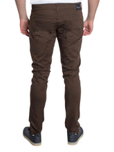 Load image into Gallery viewer, Brown Skinny Stretch Jeans
