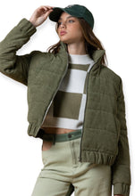 Load image into Gallery viewer, Olivia Corduroy Puffer Jacket
