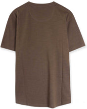 Load image into Gallery viewer, Essential Curved Hem Crew Neck- Chestnut
