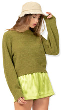 Load image into Gallery viewer, Coziest Cropped sweater- Olive
