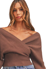 Load image into Gallery viewer, Coco Brown Sweater Top
