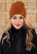 Load image into Gallery viewer, Rustic Fleece Lined Knit Beanie
