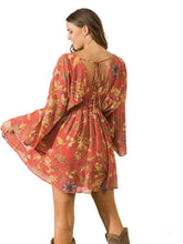 Load image into Gallery viewer, Raven&#39;s Floral Kimono Mini Dress

