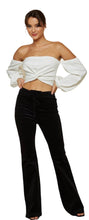 Load image into Gallery viewer, Black Corduroy Flare Pants
