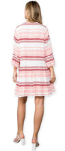 Load image into Gallery viewer, Ivy Pink Bell Sleeve Pattern Dress
