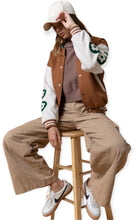 Load image into Gallery viewer, Daisy Embroidered Cargo Pants- Khaki
