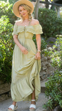 Load image into Gallery viewer, The Sienna Maxi Dress- Light Olive
