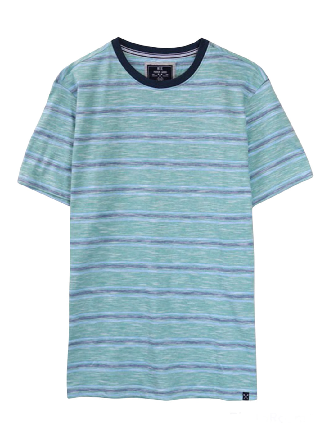 Heather Green Stripe Shirt