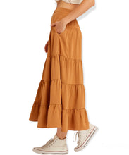 Load image into Gallery viewer, Paloma Tiered Maxi Skirt-Clay
