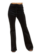 Load image into Gallery viewer, Black Corduroy Flare Pants
