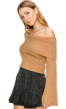 Load image into Gallery viewer, Dream On Off-The-Shoulder Ribbed Sweater
