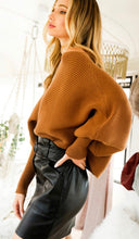 Load image into Gallery viewer, Fall In Love Ribbed Balloon Sleeve Sweater
