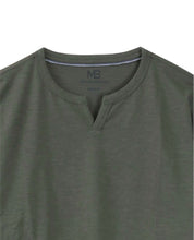 Load image into Gallery viewer, The Essential Olive Long Sleeve Notched V
