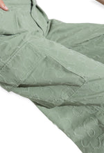 Load image into Gallery viewer, Daisy Embroidered Cargo Pants- Olive
