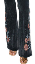 Load image into Gallery viewer, Amelia&#39;s Floral Embroidered Flare Pants
