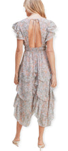 Load image into Gallery viewer, Leila&#39;s Ruffle Shoulder Midi Dress

