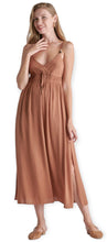 Load image into Gallery viewer, Luna Beaded Double Waist Maxi Dress- Mocha
