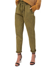 Load image into Gallery viewer, Paper Bag Drawstring Pants - Olive
