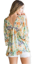 Load image into Gallery viewer, Holly&#39;s Floral Chiffon Baby doll Blouse
