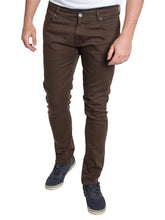 Load image into Gallery viewer, Brown Skinny Stretch Jeans
