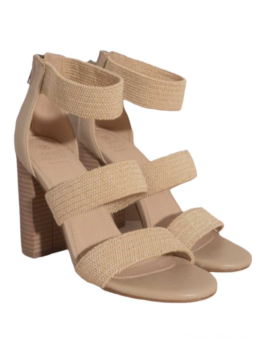 Retro Platform Heel Sandal