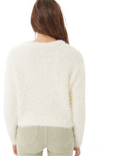 Load image into Gallery viewer, Fuzzy Soft Ivory Fur Sweater 
