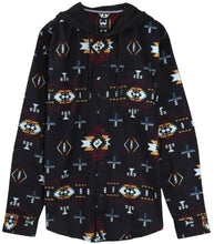 Load image into Gallery viewer, Hooded Tribal Flannel Jacket
