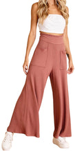 Load image into Gallery viewer, Cinnamon Ribbed High Waisted Flare Bottoms
