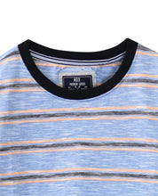 Load image into Gallery viewer, Heather Blue Stripe Shirt
