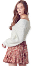Load image into Gallery viewer, Olivia’s Crossover Knit Sweater- Ivory
