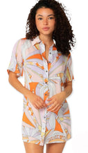 Load image into Gallery viewer, Jessamy&#39;s  Groovy Button Down Mini Shirt Dress
