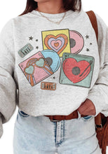 Load image into Gallery viewer, Retro Love Song Graphic Sweatshirt
