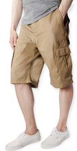 Load image into Gallery viewer, Casual Cargo Shorts- Khaki
