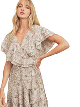 Load image into Gallery viewer, Daydream Floral  Print Wrap Dress- Dusty Pink
