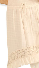 Load image into Gallery viewer, Solid Smock Elastic Waist Floral Lace Maxi Skirt
