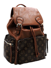 Load image into Gallery viewer, Ready, Pack, Lets Go! In - style Drawstring Backpack

