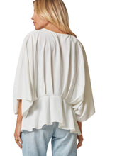 Load image into Gallery viewer, Prettiest Woven Blouse- White
