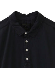 Load image into Gallery viewer, Washed Vintage Polo Long Sleeve - Black
