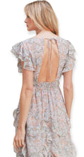 Load image into Gallery viewer, Leila&#39;s Ruffle Shoulder Midi Dress
