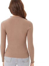 Load image into Gallery viewer, Fall Ribbed Knit Sweater

