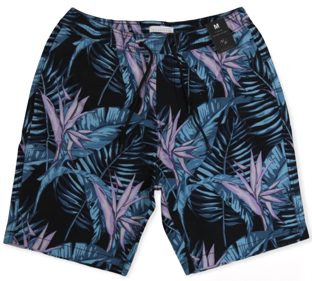 Colorful Micro Canvas Tropic Shorts