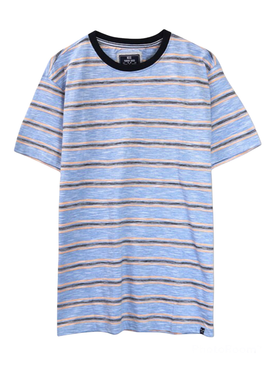 Heather Blue Stripe Shirt